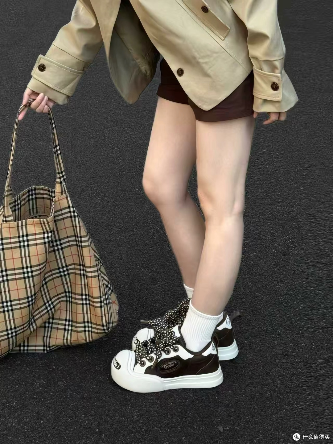 美拉德棕大头鞋实测,显高舒服