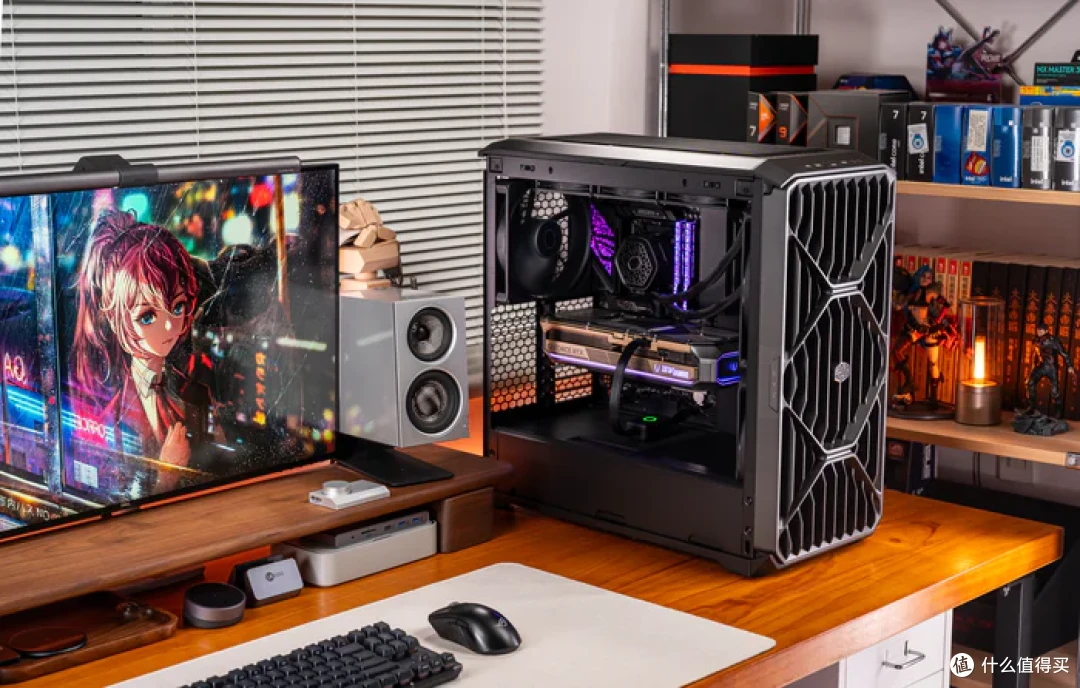 酷冷至尊HAFII500+华硕STRIX X870E-E NEO+索泰RTX5080AMP装机