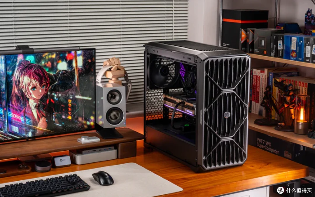 酷冷至尊HAFII500+华硕STRIX X870E-E NEO+索泰RTX5080AMP装机