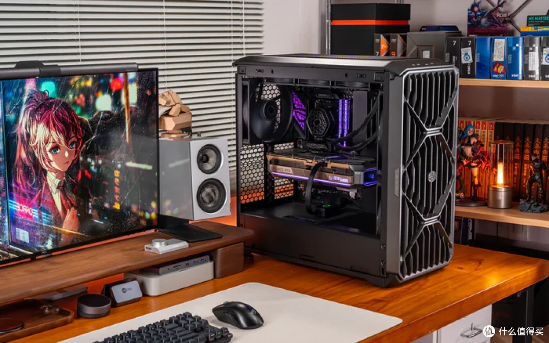 酷冷至尊HAFII500+华硕STRIX X870E-E NEO+索泰RTX5080AMP装机