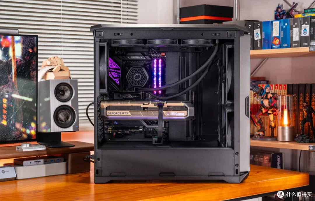 酷冷至尊HAFII500+华硕STRIX X870E-E NEO+索泰RTX5080AMP装机