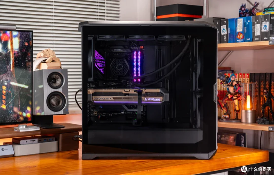 酷冷至尊HAFII500+华硕STRIX X870E-E NEO+索泰RTX5080AMP装机