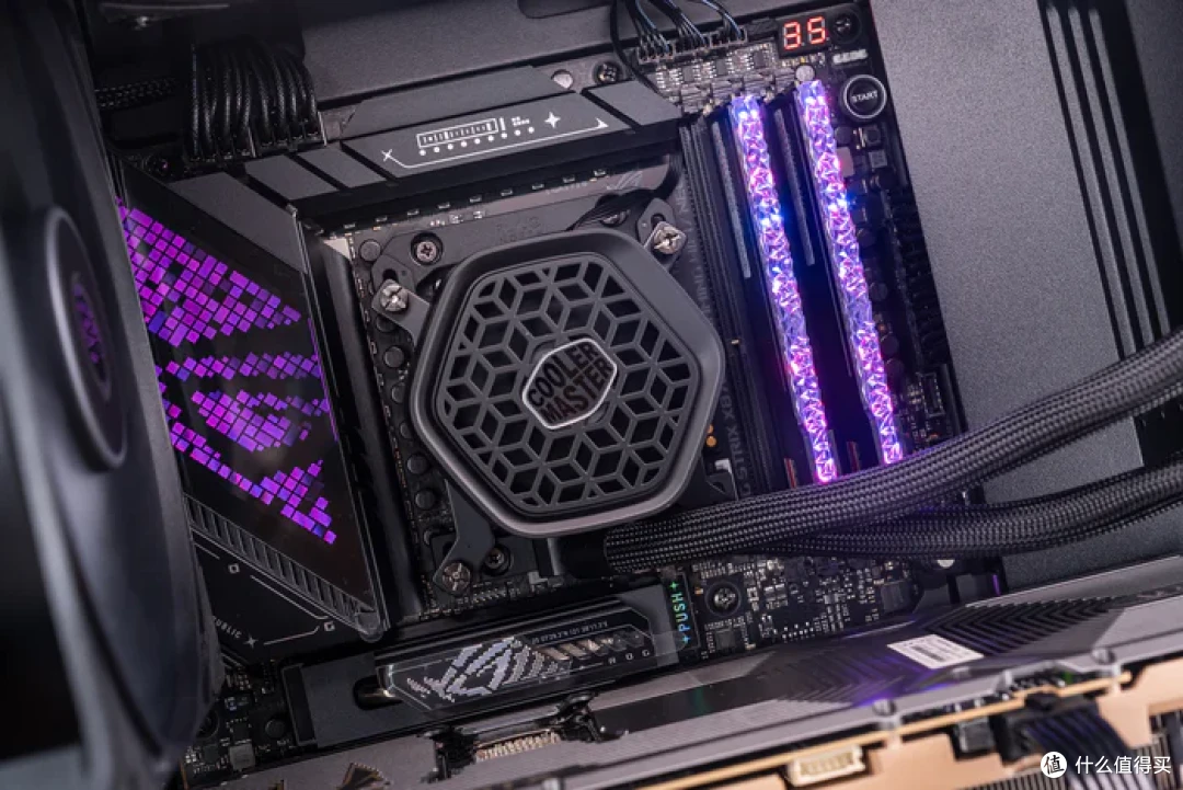 酷冷至尊HAFII500+华硕STRIX X870E-E NEO+索泰RTX5080AMP装机