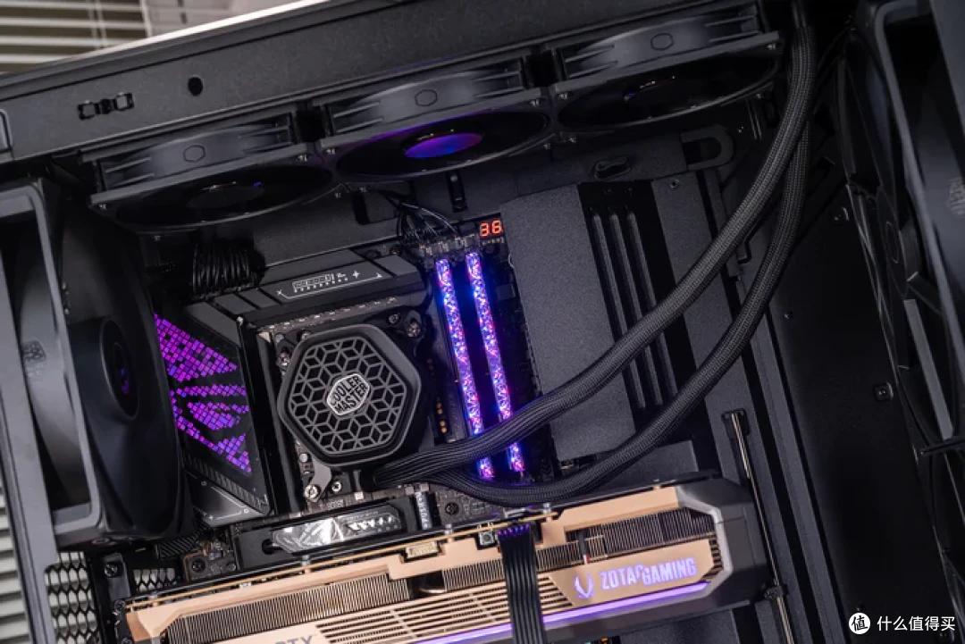 酷冷至尊HAFII500+华硕STRIX X870E-E NEO+索泰RTX5080AMP装机