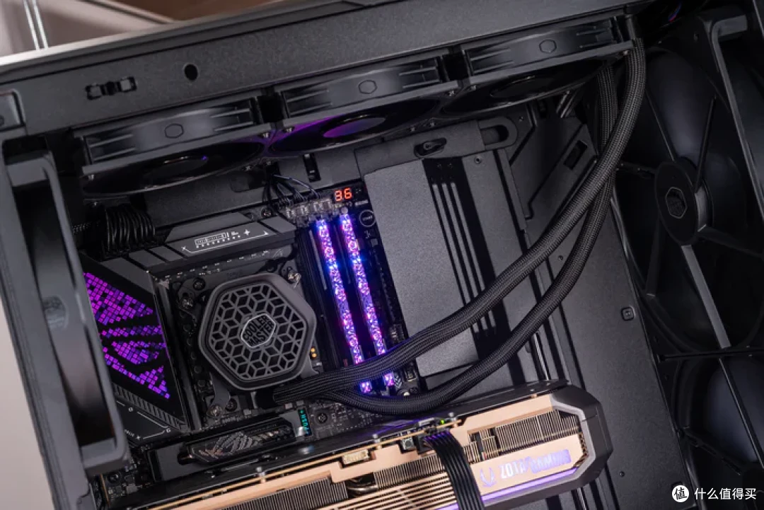 酷冷至尊HAFII500+华硕STRIX X870E-E NEO+索泰RTX5080AMP装机