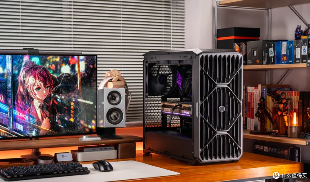 酷冷至尊HAFII500+华硕STRIX X870E-E NEO+索泰RTX5080AMP装机