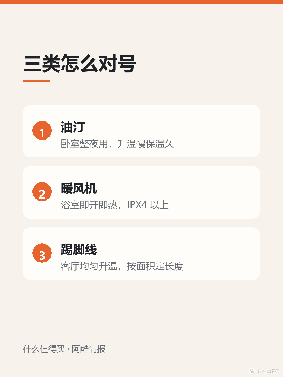冬季取暖器怎么选：油汀、暖风机、踢脚线各自适合什么房间