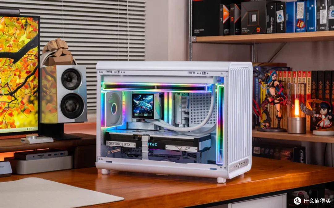 七彩虹iGame Z890M ULTRA W+索泰RTX5070天启+乔思伯D33装机展示