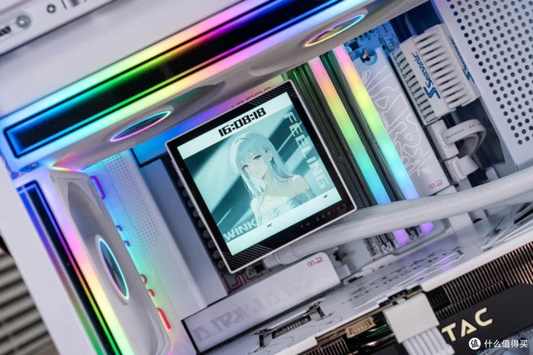 七彩虹iGame Z890M ULTRA W+索泰RTX5070天启+乔思伯D33装机展示