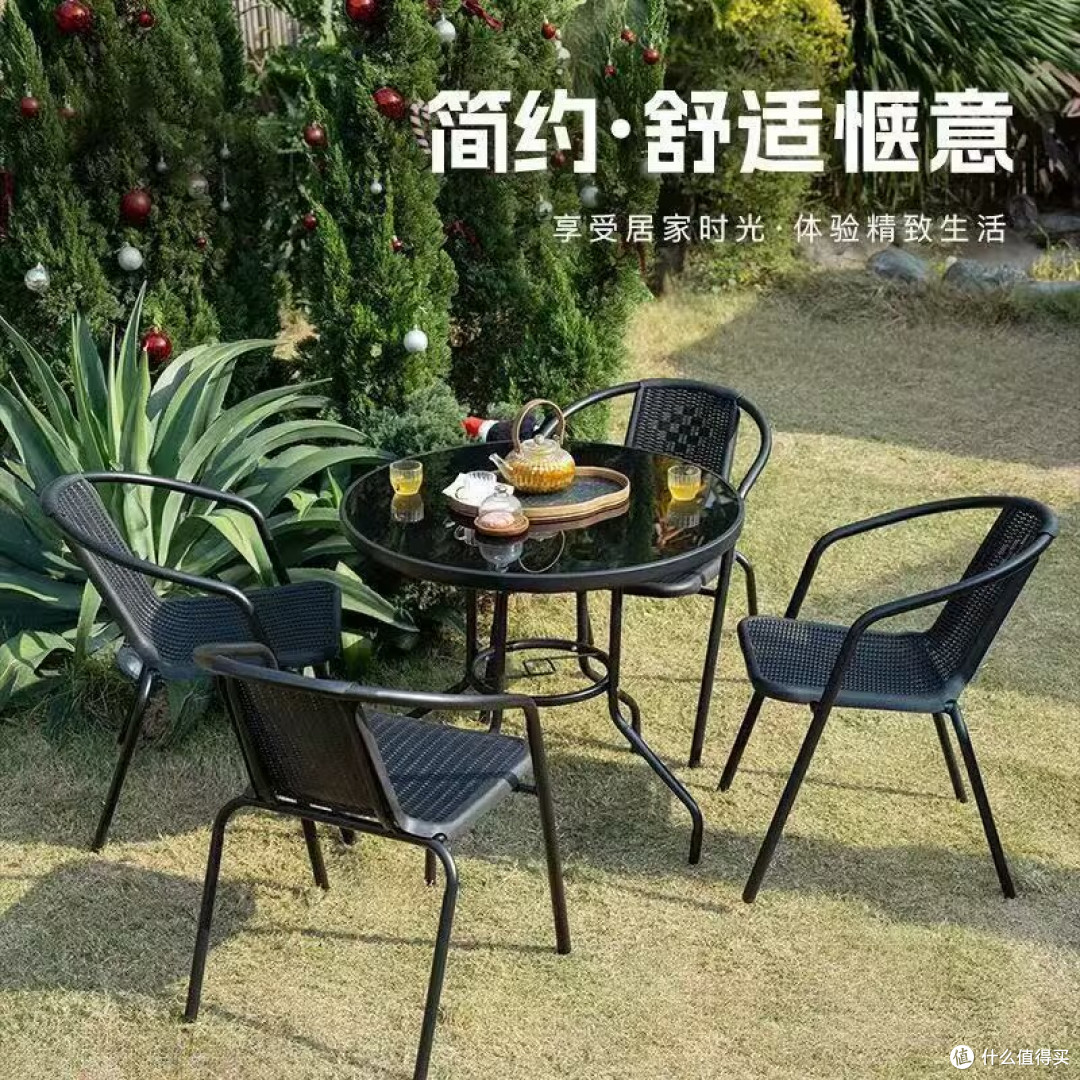 摆摊 / 庭院 / 阳台通吃的折叠桌椅三件套🪑
